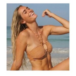 (TOP) Maaji Kaleidoscope Vibes Reversible Nana Strapless Bandeau/Halter